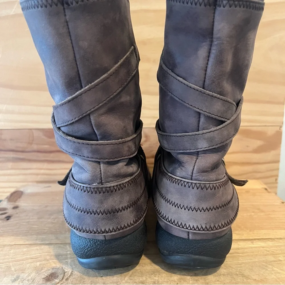 Dansko Mid-calf Moto Boots in Brown Leather size 38 - Picture 7 of 12